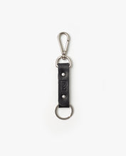 Load image into Gallery viewer, Leather Key Clip (Black)
