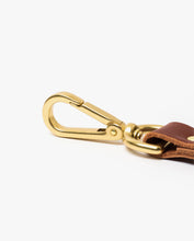 Load image into Gallery viewer, Leather Key Clip (Cognac)