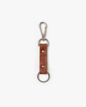 Load image into Gallery viewer, Leather Key Clip (Cognac)