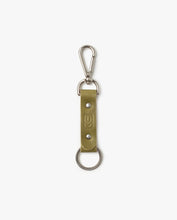 Load image into Gallery viewer, Leather Key Clip (Olive)