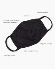 Load image into Gallery viewer, Face Mask (Black - 3 Pack)