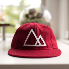Load image into Gallery viewer, Mountains Baseball Cap (Burgundy)