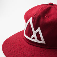 Load image into Gallery viewer, Mountains Baseball Cap (Burgundy)