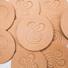 Load image into Gallery viewer, Leather Coasters (Natural - Set of 4)