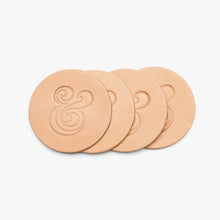 Load image into Gallery viewer, Leather Coasters (Natural - Set of 4)