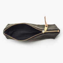 Load image into Gallery viewer, Small Waxed Canvas Pouch (Army)