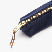 Load image into Gallery viewer, Small Waxed Canvas Pouch (Navy)