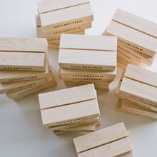 Load image into Gallery viewer, Wooden Card Holder

