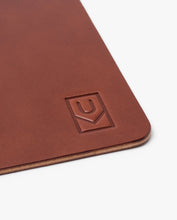 Load image into Gallery viewer, Premium Leather Mousepad (Ugmonk Logo - Brown)
