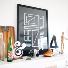 Load image into Gallery viewer, Wireframe (Black Print)
